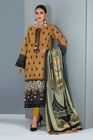 Bc21306 Yellow Khaadi Autumn Collection 2021
